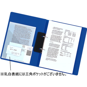 リヒトラブ リングファイル(カドロック&ツイストリング)A4-S 乳白 10冊 1箱(10冊) F881859-F-867U-1-イメージ3