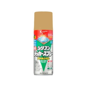 カンペハピオ 油性シリコンラッカースプレー ゴールド 420ml FCB077N-イメージ1