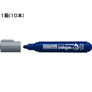 コクヨ ホワイトボードマーカーインクガイイスタンダードタイプ太字 青 10本 1箱(10本) F838088-PM-BN103B-イメージ1