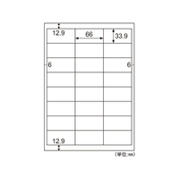 ヒサゴ エコノミーラベル 大入り A4 24面 四辺余白 500シート FC53938-ELM012L