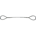 トラスコ中山 玉掛けワイヤーロープ 段落し 12mm×2.5m FC846GS-4891651