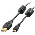エレコム フェライトコア付きUSB2．0ケーブル(3m) ブラック3m U2C-MF30BK