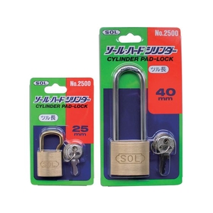 清水 シリンダー錠ツル長35mm(パック) FC952EW-2825554-イメージ3