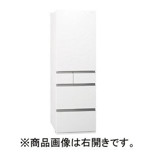 パナソニック 【左開き】457L 5ドア冷蔵庫 セラミックオフホワイト NR-E46HV1L-W-イメージ18