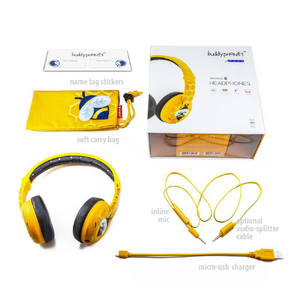 Onanoff Bluetooth&防水対応子供用ヘッドホン BuddyPhones Wave ビー BT-BP-WV-BEE-イメージ6