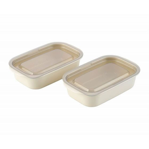 イノマタ化学 とにかく洗いやすいお弁当箱 270mL 2個 LGY FCE215L-イメージ2