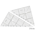ステッドラー レイアウト用方眼三角定規 24cm FC364SA-966 24