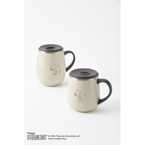 BRUNO PEANUTS 蓋つきステンレスマグshort エクリュ BHK262-ECRU-イメージ11