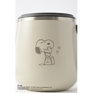 BRUNO PEANUTS 蓋つきステンレスマグshort エクリュ BHK262-ECRU-イメージ2