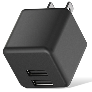 エレコム コンパクトAC充電器(2．4A/Aポート×2) ブラック MPA-ACU11BK-イメージ2