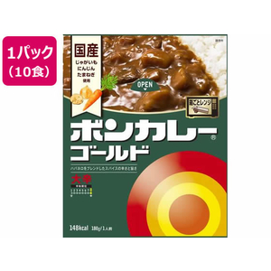 大塚食品 ボンカレーゴールド大辛180g×10食 F361625-イメージ1