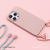 PHONECKLACE iPhone 14 Plus用ストラップホール付きシリコンケース ブラック PN23902I14MBK-イメージ13