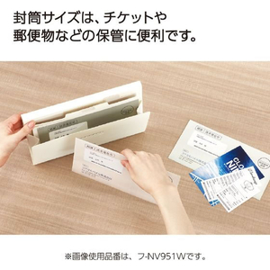 コクヨ 書類ファイル [ノビータ] 封筒サイズ 6ポケット サンドベージュ FCU7614-ﾌ-NV951LS-イメージ10