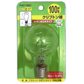 ヤザワ クリプトン球 E17口金 90W 省エネタイプ クリア 1個入り P451790C