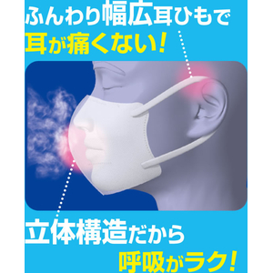 白元アース 快適ガード のど潤いぬれマスク ふつう ゆずレモン FCF982M-イメージ3