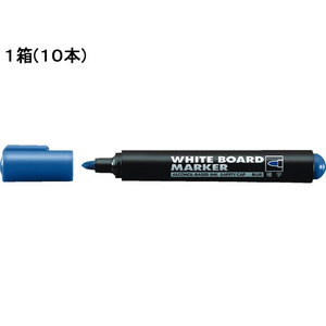 コクヨ ホワイトボードマーカー 細字 青 10本 1箱(10本) F838090-PM-B101NB-イメージ1