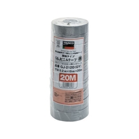 トラスコ中山 TRUSCO 脱鉛タイプビニールテープ 19mm×20m 10巻入り グレー FC996GR-1262238