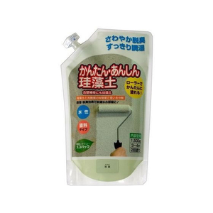 フジワラ化学 簡単安心珪藻土 1.5kg 若葉 FCE998Z-イメージ1