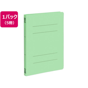ビュートン フラットファイルPP A5タテ グリーン 5冊 FC771YN-FF-A5S-GN-イメージ1