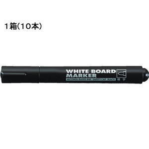 コクヨ ホワイトボードマーカー 細字 黒 10本 1箱(10本) F838099-PM-B101ND-イメージ1
