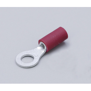 エルパ 絶縁被覆付丸型圧着端子 RAV1．25-4(10個入り) レッド PS063HR-イメージ2