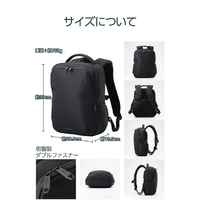 エレコム ZSB-BP01P14BK バックパック 14インチ ポリエステル ブラック