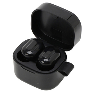 クオリティトラストジャパン Bluetooth ver5．1 完全ワイヤレスイヤホン ブラック QB-082FBK-イメージ2