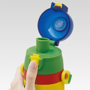 スケーター 3Dロック付ダイレクトボトル(480ml) スーパーマリオ SDPV5ｽ-ﾊﾟﾏﾘｵ-イメージ2