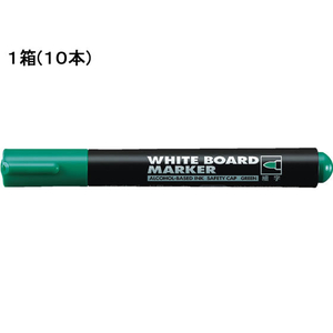 コクヨ ホワイトボードマーカー 細字 緑 10本 1箱(10本) F838100-PM-B101NG-イメージ1