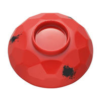 エンテック 亀甲 汁椀 根来 (フタ) FC71770-NO.10BB