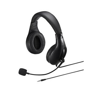 サンワサプライ 4極対応ヘッドセット ブラック MM-HS401BK サンワサプライ 4極対応ヘッドセット ブラック MM-HS401BK