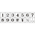 シヤチハタ 柄付ゴム印 数字セット 6号 F855397-TEN-12-イメージ2