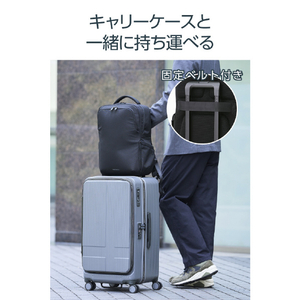 エレコム バックパック 15．6インチ ポリエステル ブラック ZSB-BP02P15BK-イメージ6