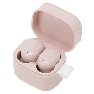 クオリティトラストジャパン Bluetooth ver5．1 完全ワイヤレスイヤフォン ピンク QB-082FPK-イメージ2