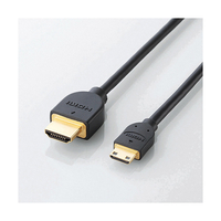 エレコム HIGH SPEED HDMI-Miniケーブル(イーサネット対応) 1m DH-HD14EM10BK