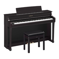 ヤマハ 電子ピアノ【高低自在椅子＆ヘッドホン付き】 clavinova クラビノーバ ニューダークローズウッド調 CLP-845R