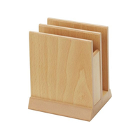 シンビ 木目柄メニュー&ナフキンスタンド MD-1W 白木 FC918LN-5322010