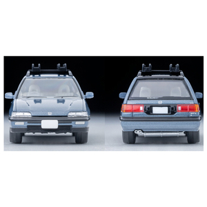 トミーテック トミカリミテッドヴィンテージ NEO LV-N297c ホンダ シビックシャトル RT X (青) 90年式 フィギュア、マウンテンバイク付 (B)ブルー LVN297CｼﾋﾞﾂｸｼﾔﾄﾙRTXｱｵ90ﾈﾝ-イメージ4