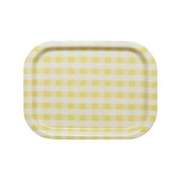 橋本達之助工芸 NSトレーS角 取手なしタイプ ミルキーチェック イエロー ﾄﾚSｶｸﾄﾂﾃﾅｼﾀｲﾌﾟﾐﾙｷﾁｴﾂｸｲｴﾛ