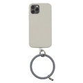 GAACAL iPhone 14 Pro用落下防止リング付きTPUケース グレー P00252GYQP