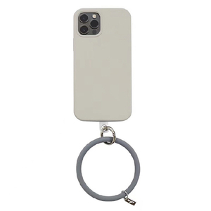 GAACAL iPhone 14 Pro用落下防止リング付きTPUケース グレー P00252GYQP-イメージ1