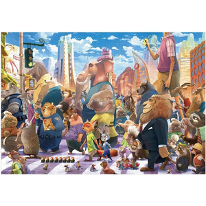 テンヨー 「クロスウォーク(ズートピア)」 D-1000-904 D1000904ｸﾛｽｳｵ-ｸｽﾞ-ﾄﾋﾟｱ-イメージ1