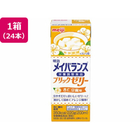 明治 メイバランスブリックゼリー 杏仁豆腐味 220g×24本 FCJ419E