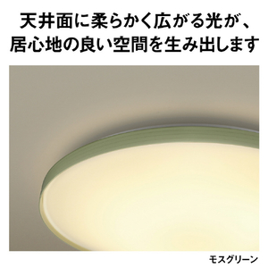 パナソニック LEDシーリングライト カラーフレームシリーズ アースカラー HH-CN1247A-G-イメージ12