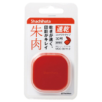 シャチハタ 朱肉コンパクトタイプ30号 赤 MQC-30/H-2