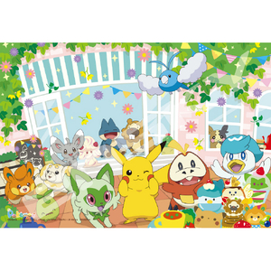 エンスカイ ポケットモンスター ジグソーパズル108ラージピース 【ピカチュウのカフェパーティー】108-L791 AT108L791ﾋﾟｶﾁﾕｳﾉｶﾌｴP-イメージ1