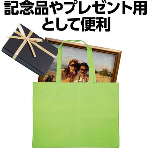 アーテック カラー不織布バッグ 黄緑 FCE107N-11426-イメージ5