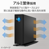 LACIE STHA16000800 外付けHDD(16TB) d2 Professional ブラック