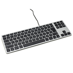 Matias Matias Wired Aluminum Tenkeyless keyboard for Mac(日本語配列) スペースグレー FK308B-JP/2-イメージ2