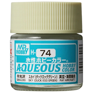 クレオス 水性ホビーカラー H-74 スカイ(ダックエッググリーン) H74スカイ クレオス 水性ホビーカラー H-74 スカイ(ダックエッググリーン) H74スカイ